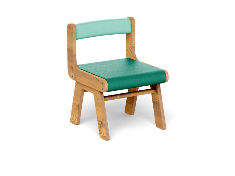 Wood and cloth chairs Wood and cloth chairs